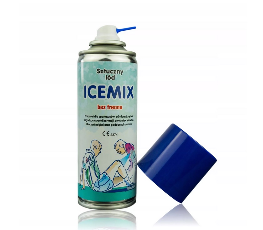 Chladivý sprej (syntetický led) pro tlumení bolest