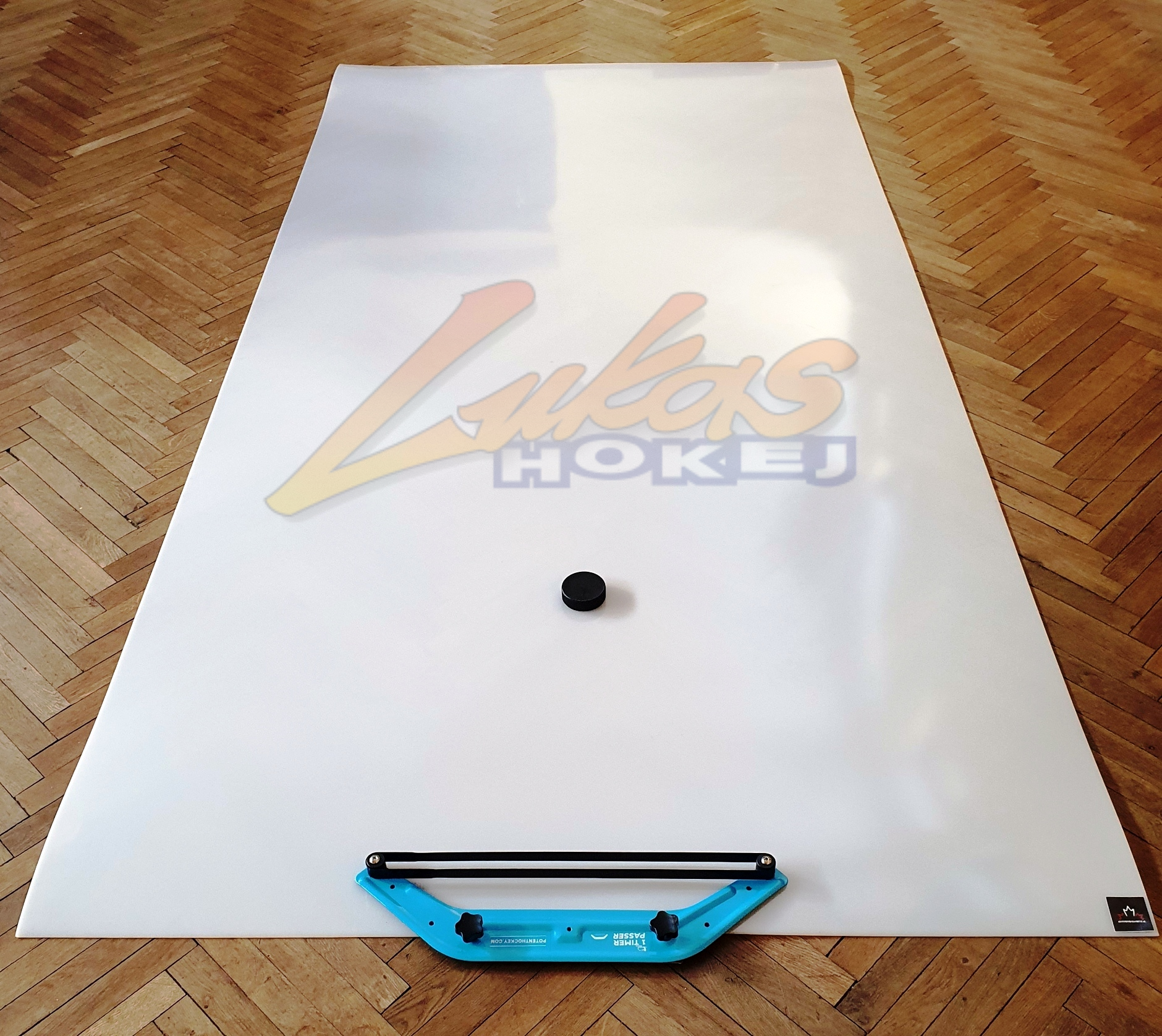 Střelecká deska Winnwell Shooting Pad Extreme 3mm + nahrávač Potent Hockey One Timer Passer