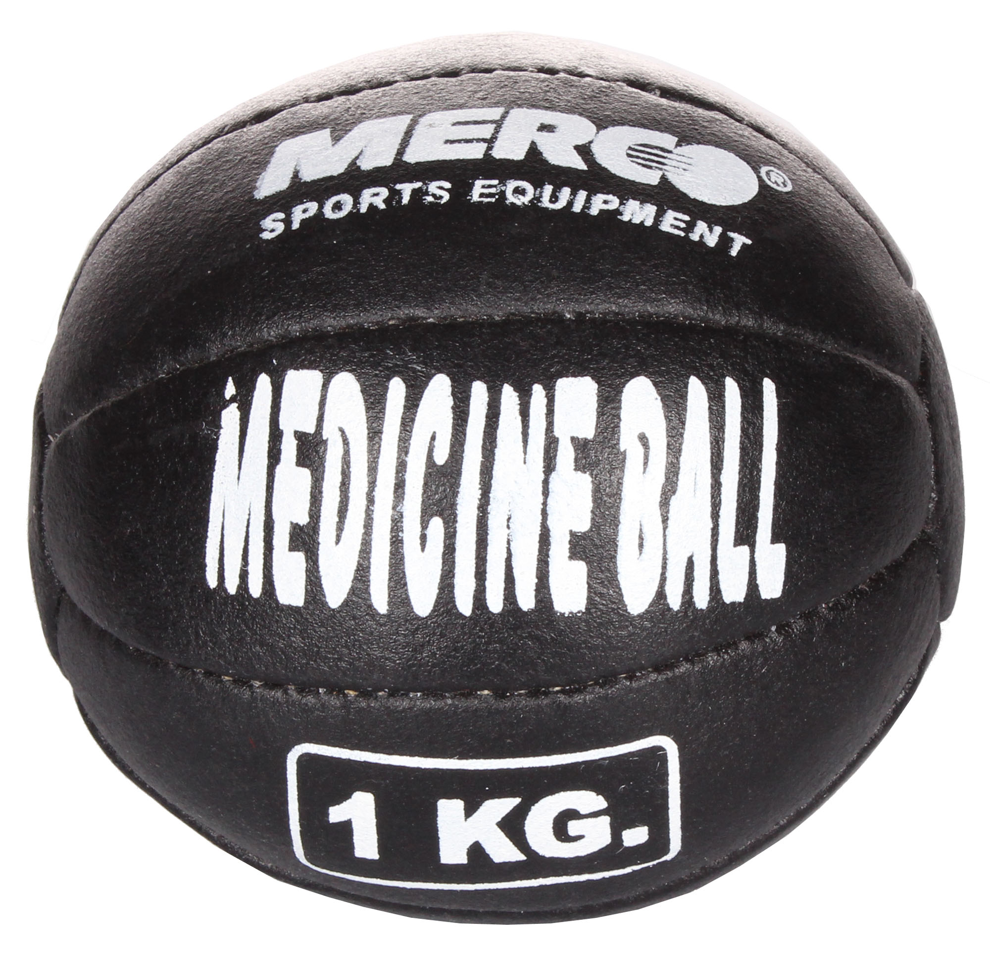 Medicinální míč kožený Merco Black Leather