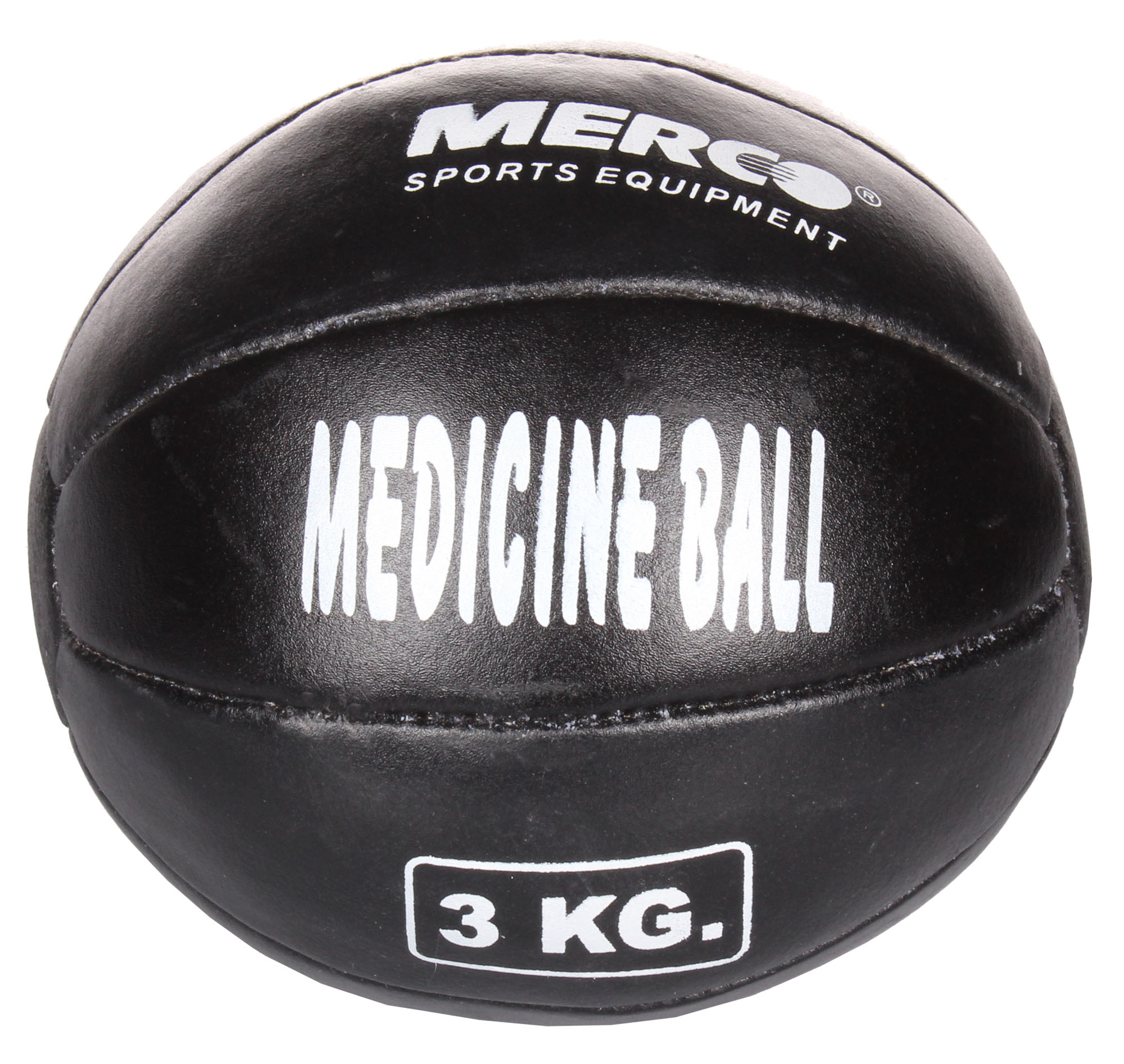 Medicinální míč kožený Merco Black Leather