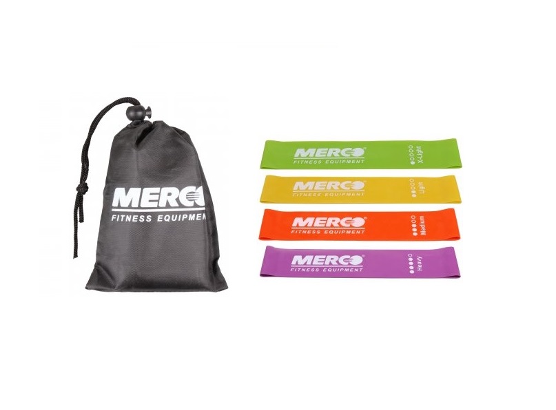 Posilovací guma Merco Mini Band Set 2 50x5 cm