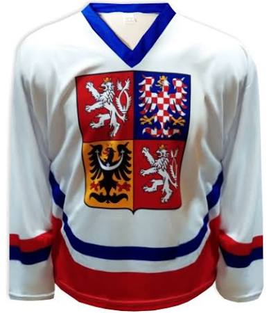 Hokejový dres Česká republika bílý