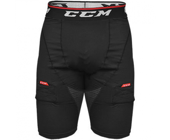 Kraťasy se suspenzorem CCM Compression Shorts Jock JR